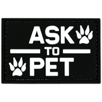 MericaLife Ask To Pet Patch