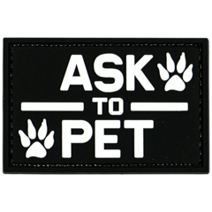 MericaLife Ask To Pet Patch