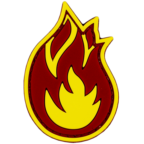 MericaLife Fire Ball Red/Yellow Patch