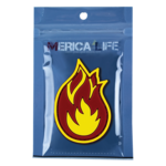 MericaLife Fire Ball Red/Yellow Patch
