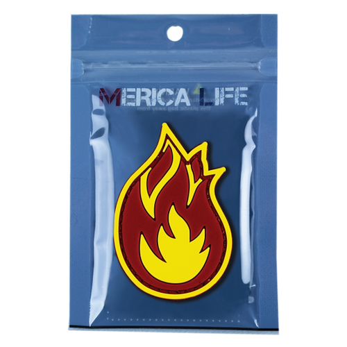 MericaLife Fire Ball Red/Yellow Patch