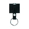 Safariland Baton Ring 1 Snap - Plain Black with Chrome Hardware