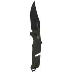 SOG Trident AT Partially Serrated Olive Drab