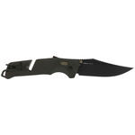 SOG Trident AT Partially Serrated Olive Drab