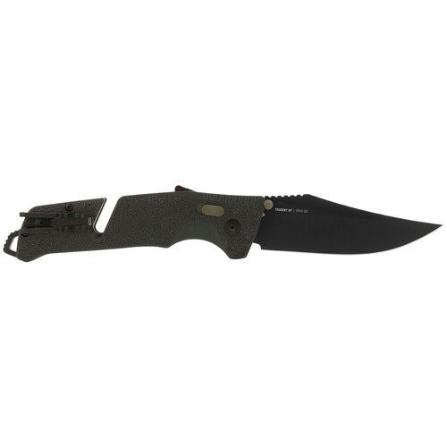 SOG Trident AT Partially Serrated Olive Drab