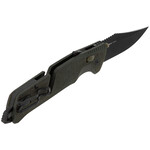 SOG Trident AT Partially Serrated Olive Drab
