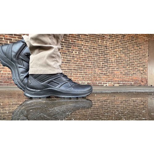 HAIX Eagle Tactical 2.0 Mid GTX - Side Zip - Black