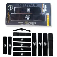 Militaur Strap Keepers  12 Pack - (8 x 1") (4 x 1.5")