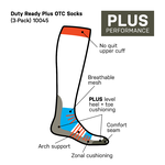 5.11 Tactical Duty Ready Plus OTC Socks (3-Pack)