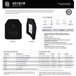 LORICA Equipment H3101M Level III+ Rifle Plate
