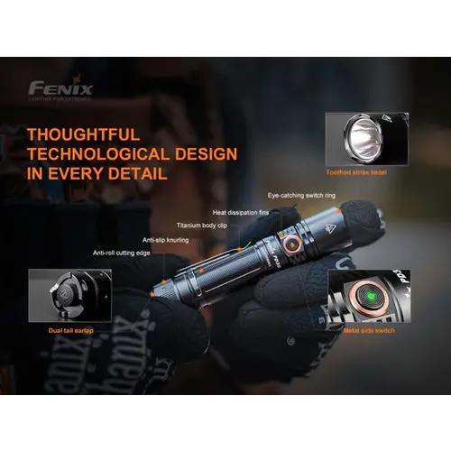 Fenix Flashlight PD35 Version 3.0  3400U Battery