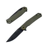 RUIKE P801-G Green W/Black Blade Folding Knife