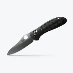 Benchmade Griptilian  550 Knife Black/Satin S30V Plain Edge