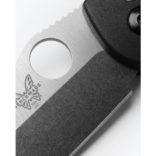 Benchmade Griptilian  550 Knife Black/Satin S30V Plain Edge