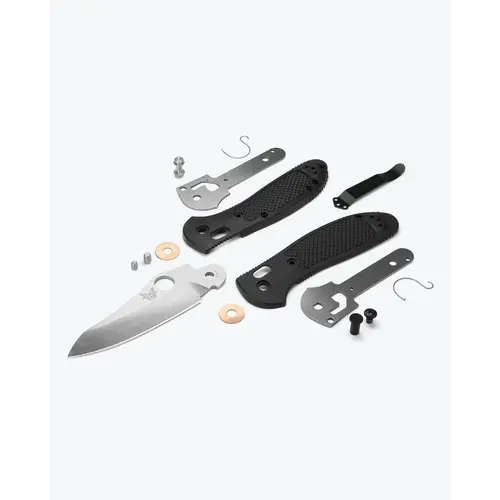 Benchmade Griptilian  550 Knife Black/Satin S30V Plain Edge