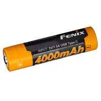 Fenix Battery Rechargeable (18650) 4000 Mah  W/USB Type C Port