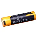Fenix Battery Rechargeable 14500 1600 Mah W/Micro USB Port