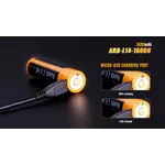 Fenix Battery Rechargeable 14500 1600 Mah W/Micro USB Port