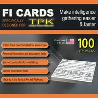 TacticalKlips Pocket Klipboard Field Interview Cards