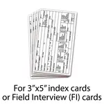 TacticalKlips Pocket Klipboard Field Interview Cards