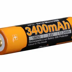 Fenix Battery Rechargeable W/USB Type C Port 3400 Mah V3.0