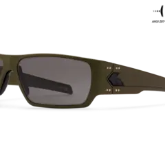 Gatorz SPECTER OD Green/Black Logo Milspec Ballistic Smoke W/Anti- Fog Ansi Z87.1