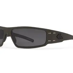 Gatorz MAGNUM, OD Green, Black Logo, Smoke Polarized