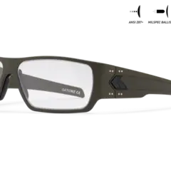 Gatorz SPECTER, OD Green Black Logo,   Milspec Ballistic Photochromic W/Anti-Fog ANSI Z87.1