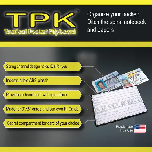 TacticalKlips Tactical Pocket Klipboard