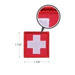 Rothco Patch MED White Cross/Red