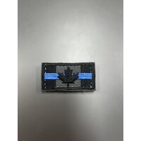Joint Force Tactical Thin Blue Line Subdued Canada Flag Black /Grey (Thicker Line) 1 x 2