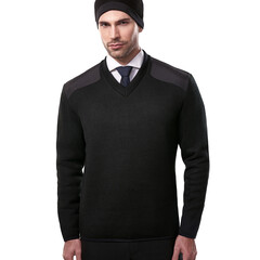 V-Neck Fleece Lined "Cammando"