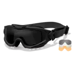 WILEY X SPEAR Goggle Grey/Clear/Rust/ Black Frame