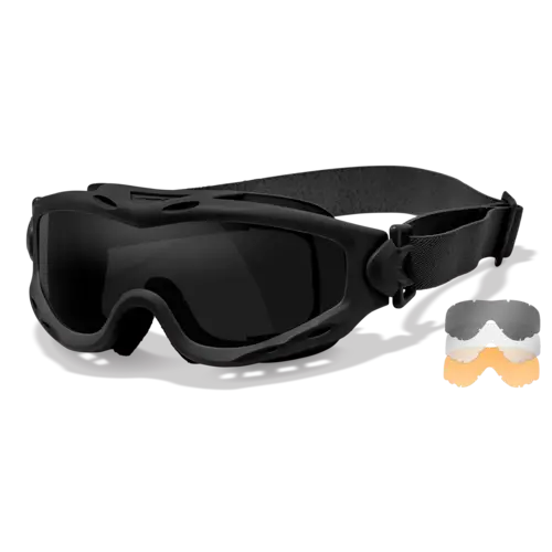 WILEY X SPEAR Goggle Grey/Clear/Rust/ Black Frame