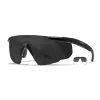 WILEY X SABER Advanced Clear/Grey Lenses Matte Black Frame