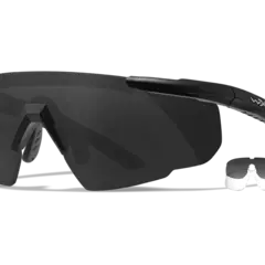 WILEY X SABER Advanced Clear/Grey Lenses Matte Black Frame