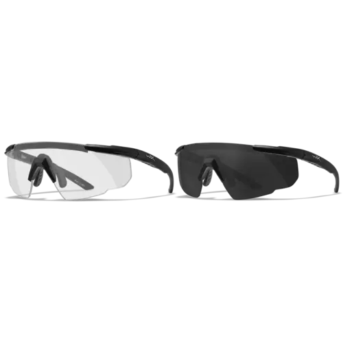 WILEY X SABER Advanced Clear/Grey Lenses Matte Black Frame