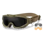 WILEY X SPEAR GOGGLE GREY/CLEAR/RUST/ TAN FRAME