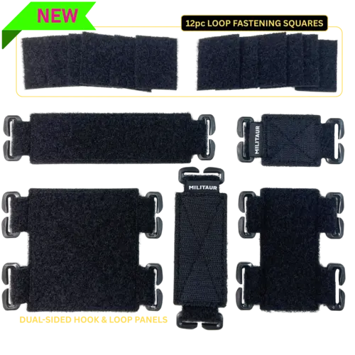 Militaur Hook and Loop Panel Set 5 Pack