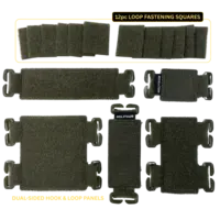Militaur Hook and Loop Panel Set 5 Pack