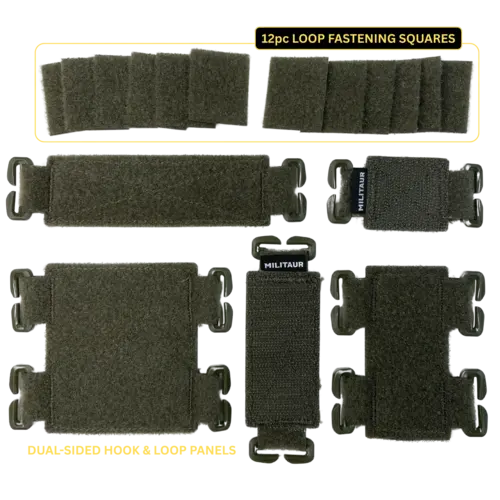 Militaur Hook and Loop Panel Set 5 Pack