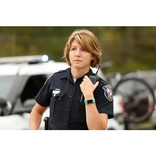 Flying Cross Women's Justice - 75% Polyester/25% Wool - Short Sleeve LAPD Navy