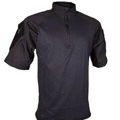TRU-SPEC (+) TRU-SPEC Short sleeve 1/4 Zip Combat Shirt Black 3XL/R