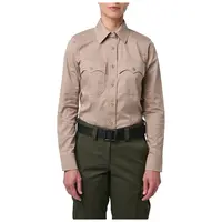 5.11 Tactical (+) Women's Stryke PDU Twill Class A Long Sleeve Shirt - Sheriff Tan