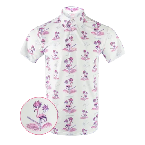 Retro Rifle Da Flamingo V3 Polo