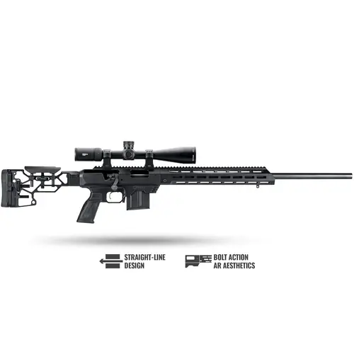 MDT (+) Chassis - TAC21 Remington 700 SA RH Black