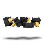 Replacement Kit Set Screw/Wheel Knob Buttstock Black