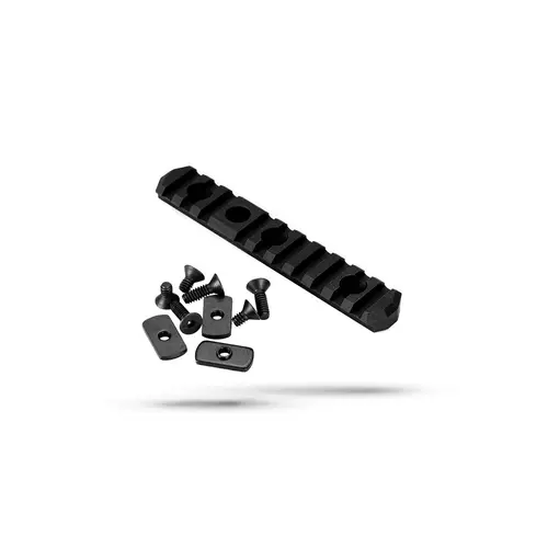 Picatinny Rail With QD Sling Cup 5" (M-LOK) black