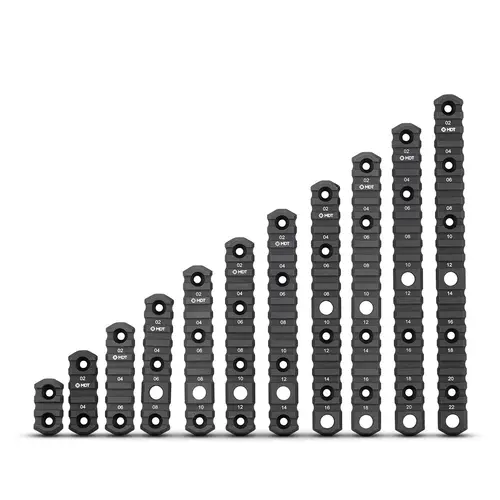 MDT Picatinny Rail 3.15" 7 Slots (M-LOK) Black