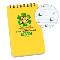 Rite In The Rain EMS Vital Stats Note Book 3" x 5" Pocket Top Spiral